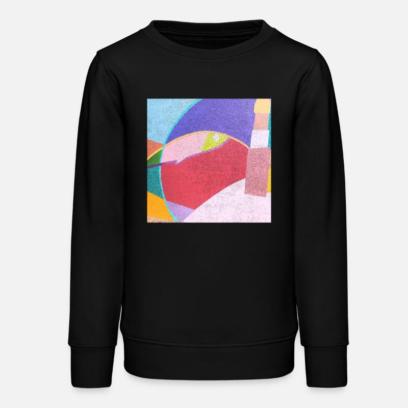 Peintures murales colorées - Sweat ado bio Stanley/Stella - noir