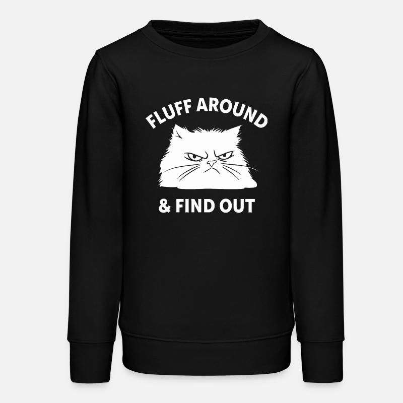 Fluff Around & Découvrez-le - Sweat ado bio Stanley/Stella - noir