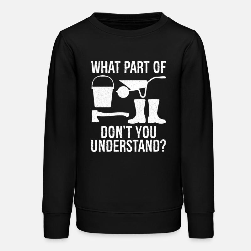 quelle partie de ne comprenez-vous pas - Sweat ado bio Stanley/Stella - noir