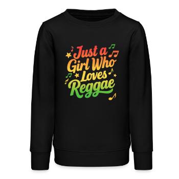 Girl Power Reggae Style - Teenager Organic Sweatshirt Mini Changer von Stanley/Stella - Schwarz - Vorne - AI Model Teenager Male light (155cm)
