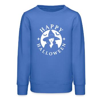 Joyeux halloween - Sweat ado bio Stanley/Stella - carolina blue - Devant - AI Model Teenager Male dark (155cm)