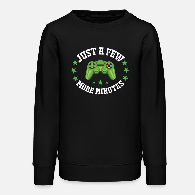Plus que quelques minutes Manette - Sweat ado bio Stanley/Stella - noir