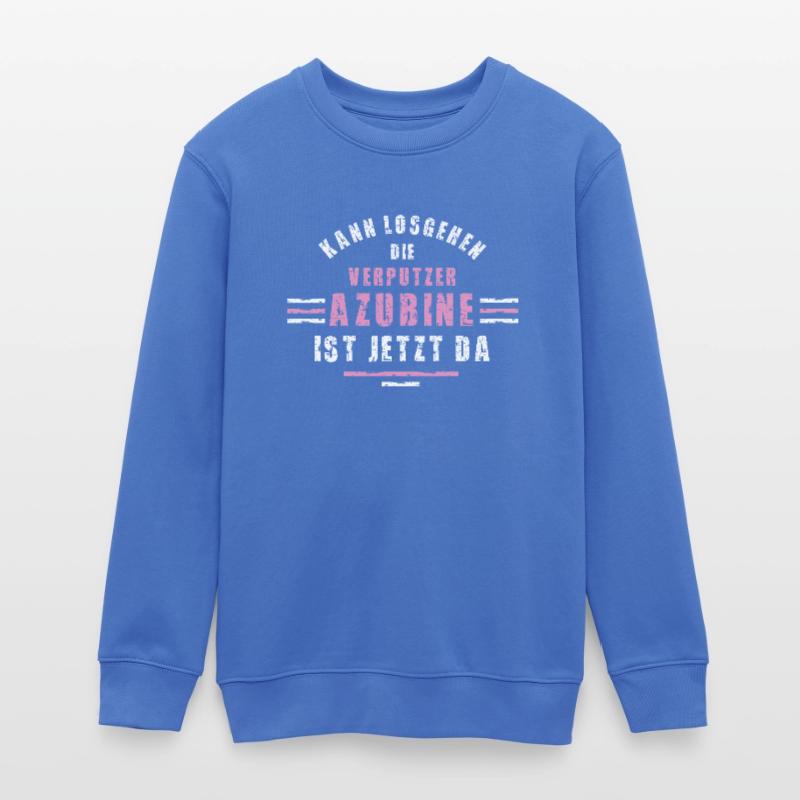 Plasterer Trainee Training Apprenticeship Plasterer Teens Organic Sweatshirt by Stanley/Stella