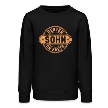 Meilleur fils - Sweat ado bio Stanley/Stella - noir - Devant - AI Model Teenager Male light (155cm)