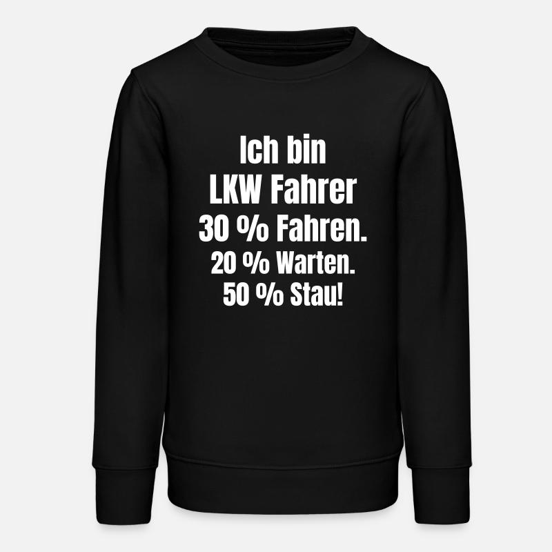 Je suis un mode de vie de chauffeur routier - Sweat ado bio Stanley/Stella - noir
