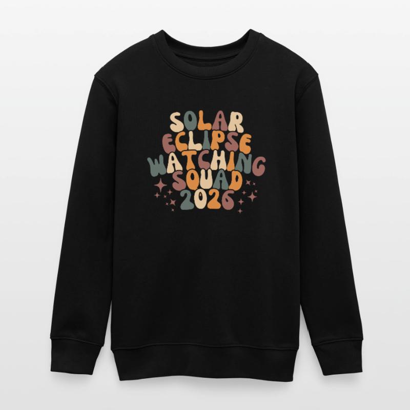 Solar Eclipse Watching Squad 2026 Teens Organic Sweatshirt by Stanley/Stella
