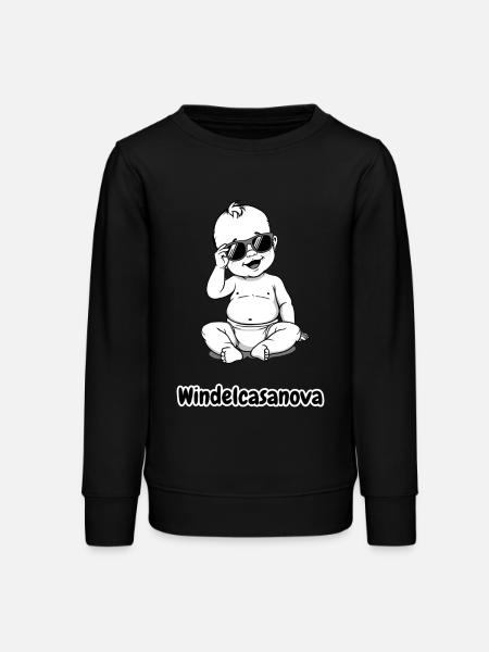 Windel Casanova - Teenager Organic Sweatshirt Mini Changer von Stanley/Stella - Schwarz