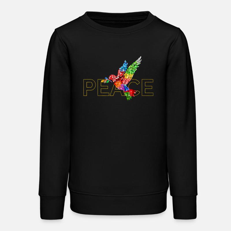 Paix - Sweat ado bio Stanley/Stella - noir