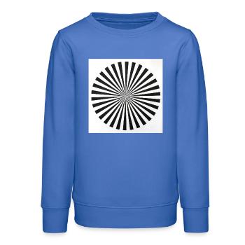 Radiale Optische Täuschung - Teenager Organic Sweatshirt Mini Changer von Stanley/Stella - carolina Blue - Vorne - AI Model Teenager Male dark (155cm)
