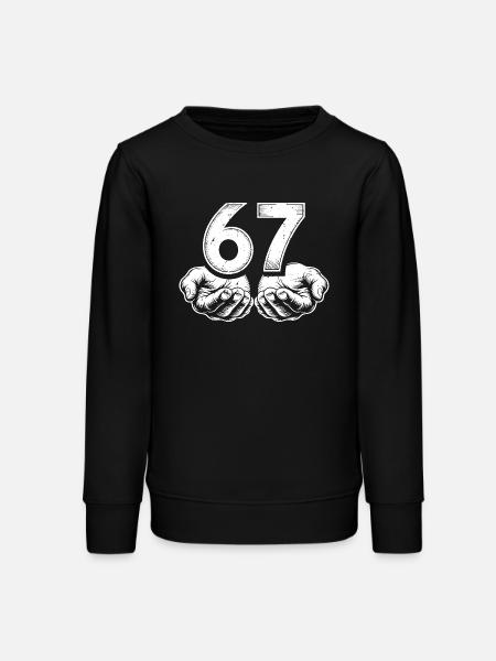 Six Seven Gen Z - Teenager Organic Sweatshirt Mini Changer von Stanley/Stella - Schwarz