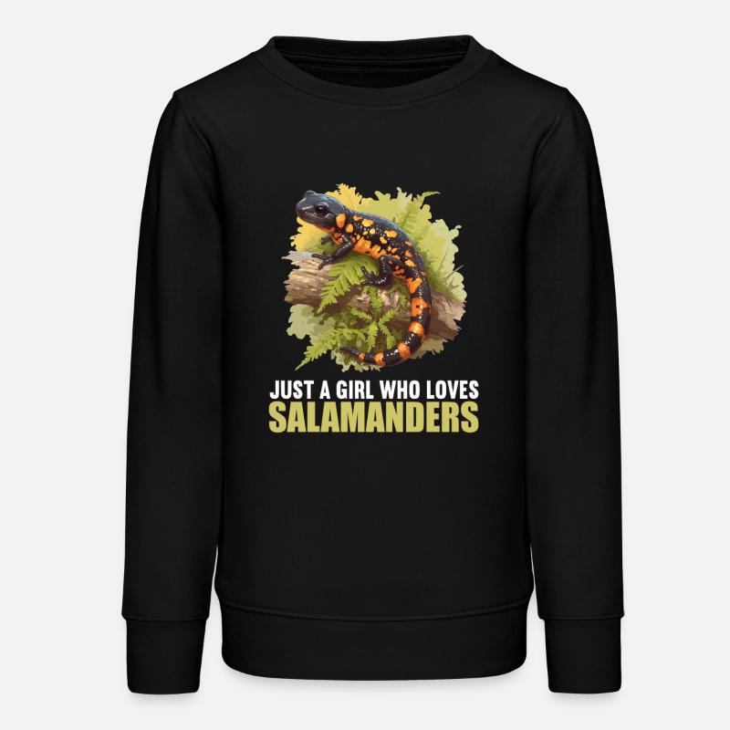 Salamandre de feu Salamandre - Sweat ado bio Stanley/Stella - noir