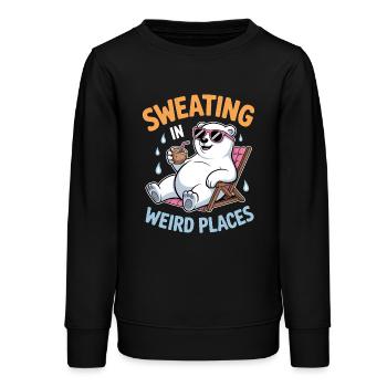 Schwitzen Sprüche Lustiges Schwitzen Geschenk - Teenager Organic Sweatshirt Mini Changer von Stanley/Stella - Schwarz - Vorne - AI Model Teenager Male light (155cm)