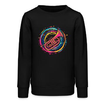 Trompeter - Teenager Organic Sweatshirt Mini Changer von Stanley/Stella - Schwarz - Vorne - AI Model Teenager Male light (155cm)