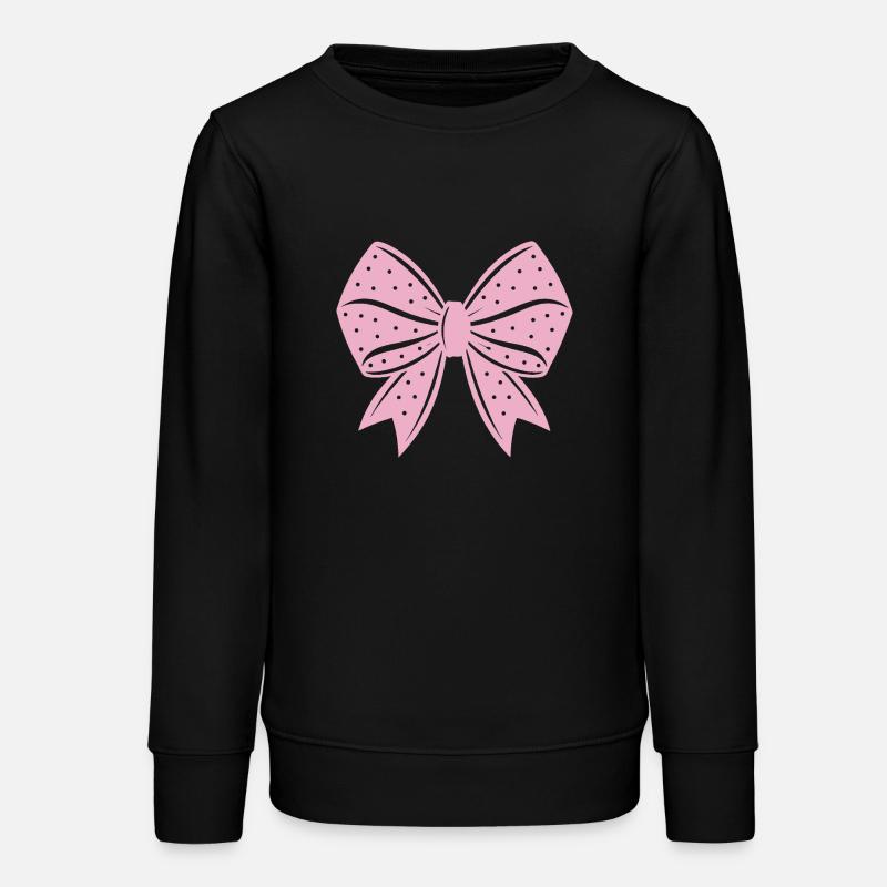 Cheer bow - Teens Organic Sweatshirt by Stanley/Stella - black