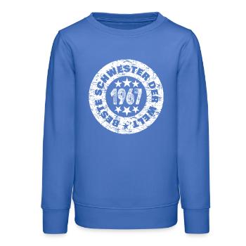 Né en 1967 - Sweat ado bio Stanley/Stella - carolina blue - Devant - AI Model Teenager Male dark (155cm)