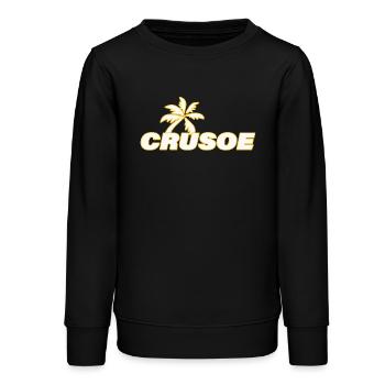 CRUSOE - Teenager Organic Sweatshirt Mini Changer von Stanley/Stella - Schwarz - Vorne - AI Model Teenager Male light (155cm)