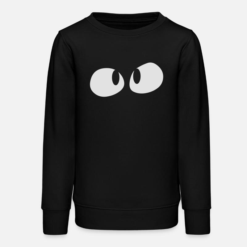 Eyes - Teens Organic Sweatshirt by Stanley/Stella - black