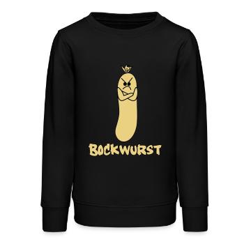 bockwurst - Teenager Organic Sweatshirt Mini Changer von Stanley/Stella - Schwarz - Vorne - AI Model Teenager Male light (155cm)