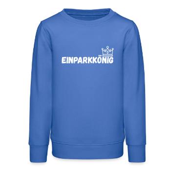 Einparkkonig_schwarz - Sweat ado bio Stanley/Stella - carolina blue - Devant - AI Model Teenager Male dark (155cm)