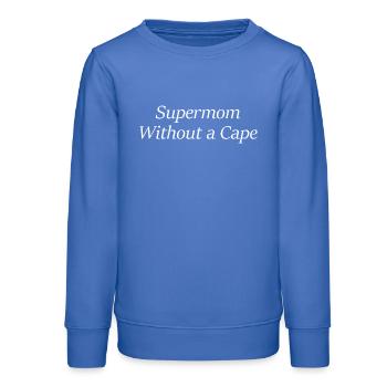 Supermom Without a Cape - Teenager Organic Sweatshirt Mini Changer von Stanley/Stella - carolina Blue - Vorne - AI Model Teenager Male dark (155cm)