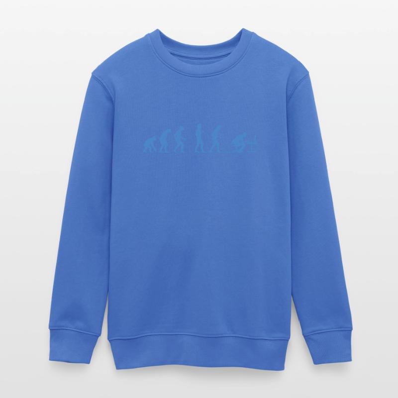 Programmierer Evolution Informatiker Entwickler Teenager Organic Sweatshirt Mini Changer von Stanley/Stella