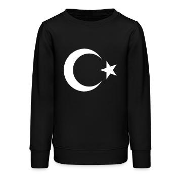 Turquie - Sweat ado bio Stanley/Stella - noir - Devant - AI Model Teenager Male light (155cm)