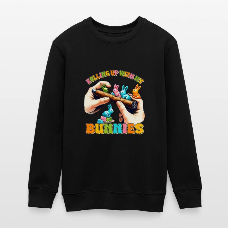 Easter Easter Bunny Easter Eve Easter Sunday Easter Egg Spring Teens Organic Sweatshirt by Stanley/Stella