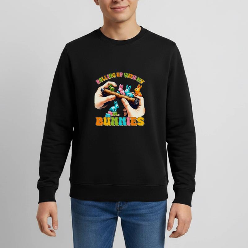 Easter Easter Bunny Easter Eve Easter Sunday Easter Egg Spring Teens Organic Sweatshirt by Stanley/Stella