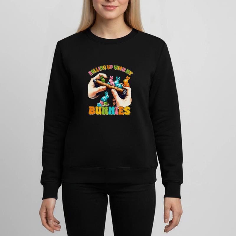 Easter Easter Bunny Easter Eve Easter Sunday Easter Egg Spring Teens Organic Sweatshirt by Stanley/Stella