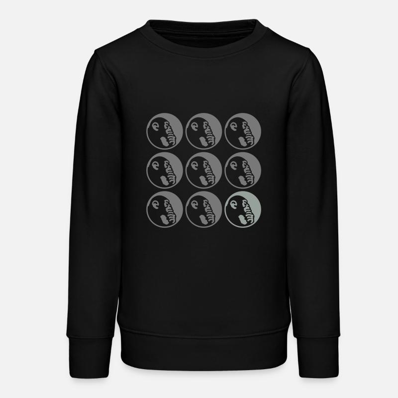 Motif Denkeraffe - Sweat ado bio Stanley/Stella - noir