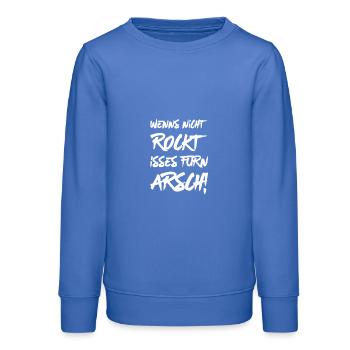 ROCK - Teenager Organic Sweatshirt Mini Changer von Stanley/Stella - carolina Blue - Vorne - AI Model Teenager Male dark (155cm)