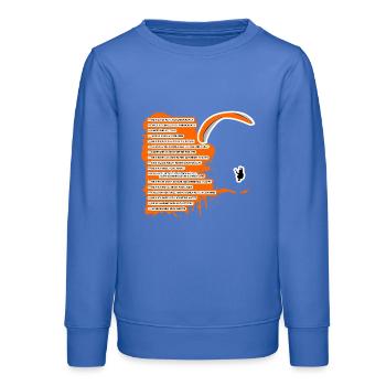 Gleitschirm FAQ - Teenager Organic Sweatshirt Mini Changer von Stanley/Stella - carolina Blue - Vorne - AI Model Teenager Male dark (155cm)