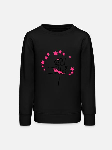 Tanzmaus | Dance Shirts - Teens Organic Sweatshirt by Stanley/Stella - black