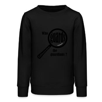 Prüfer - Teenager Organic Sweatshirt Mini Changer von Stanley/Stella - Schwarz - Vorne - AI Model Teenager Male light (155cm)