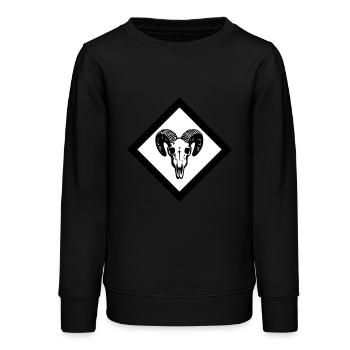 Gotland - Teenager Organic Sweatshirt Mini Changer von Stanley/Stella - Schwarz - Vorne - AI Model Teenager Male light (155cm)