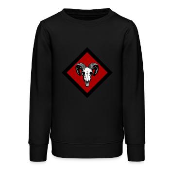 Gotland - Teenager Organic Sweatshirt Mini Changer von Stanley/Stella - Schwarz - Vorne - AI Model Teenager Male light (155cm)