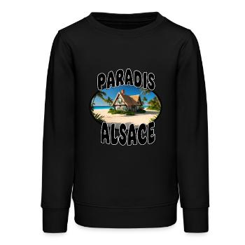Paradies Elsass - Teenager Organic Sweatshirt Mini Changer von Stanley/Stella - Schwarz - Vorne - AI Model Teenager Male light (155cm)