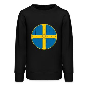 Viking - Sweat ado bio Stanley/Stella - noir - Devant - AI Model Teenager Male light (155cm)