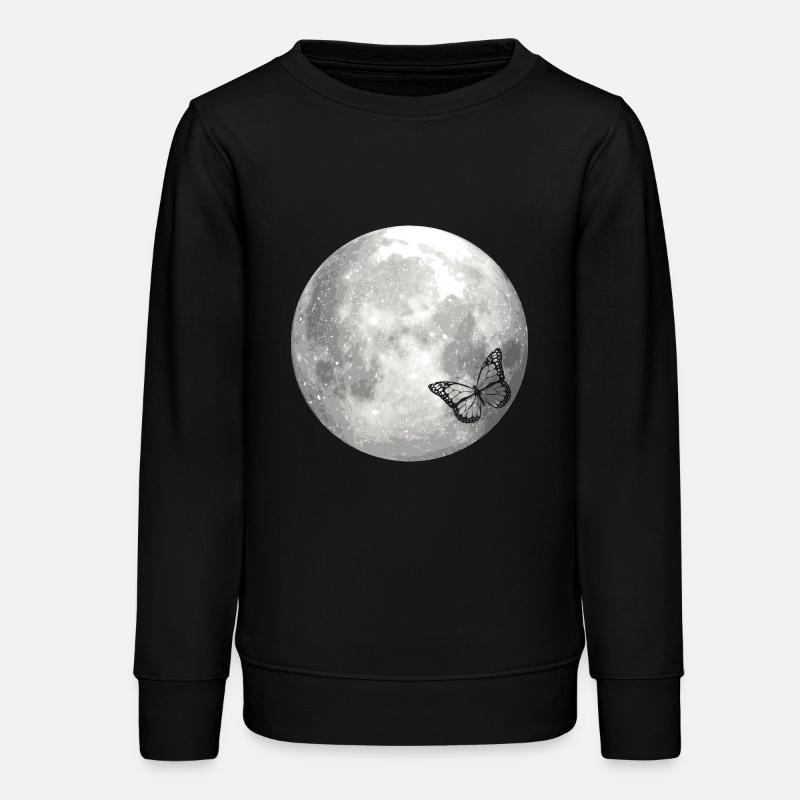 full moon butterfly - Sweat ado bio Stanley/Stella - noir