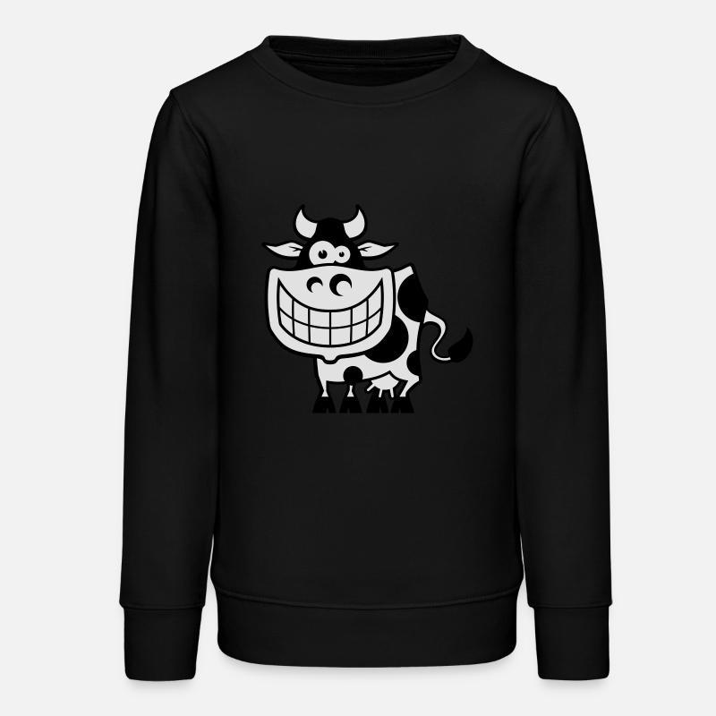 vl094b_kuh_2c - Teens Organic Sweatshirt by Stanley/Stella - black