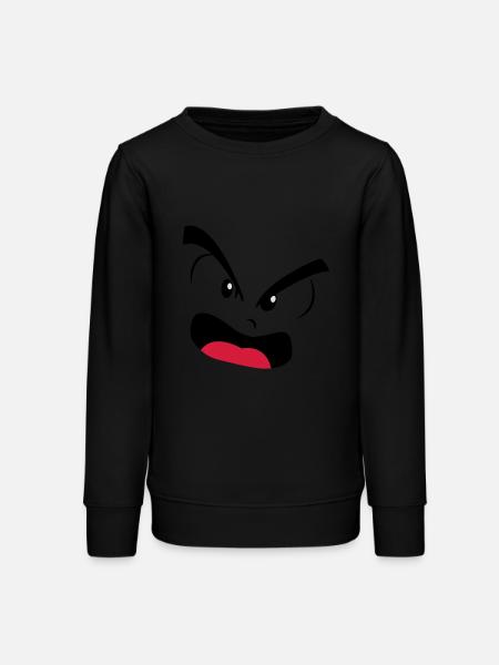 angry - Teens Organic Sweatshirt by Stanley/Stella - black
