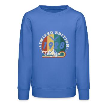 Jahrgang 1929 Retro - Bestseller - Teenager Organic Sweatshirt Mini Changer von Stanley/Stella - carolina Blue - Vorne - AI Model Teenager Male dark (155cm)