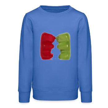 Gummibärchen Kuss - Teenager Organic Sweatshirt Mini Changer von Stanley/Stella - carolina Blue - Vorne - AI Model Teenager Male dark (155cm)