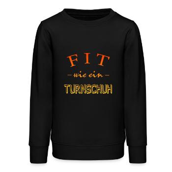 Fit wie ein Turnschuh - Teenager Organic Sweatshirt Mini Changer von Stanley/Stella - Schwarz - Vorne - AI Model Teenager Male light (155cm)