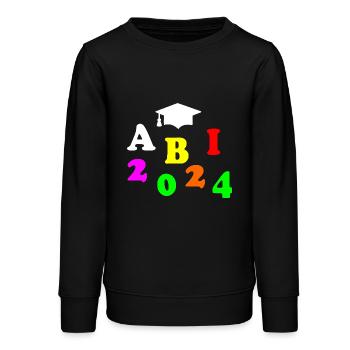 Abi 2024 - Teenager Organic Sweatshirt Mini Changer von Stanley/Stella - Schwarz - Vorne - AI Model Teenager Male light (155cm)