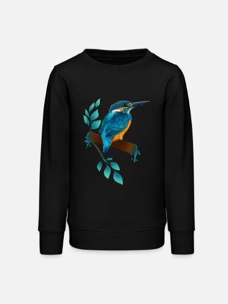 Eisvogel - Teenager Organic Sweatshirt Mini Changer von Stanley/Stella - Schwarz
