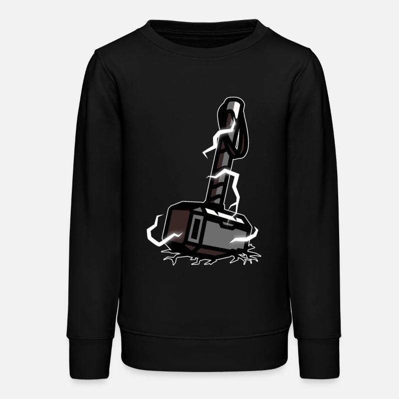 Le marteau de Thor Viking Le fils d’Odin Thor Vikings - Sweat ado bio Stanley/Stella - noir