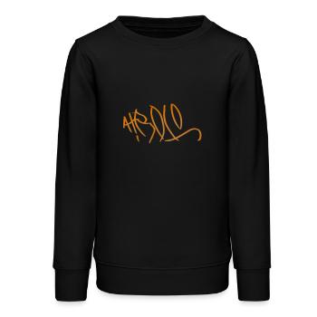 Airolo Souvenir - Sweat ado bio Stanley/Stella - noir - Devant - AI Model Teenager Male light (155cm)