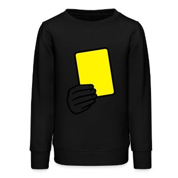Schiedsrichter - Teenager Organic Sweatshirt Mini Changer von Stanley/Stella - Schwarz - Vorne - AI Model Teenager Male light (155cm)