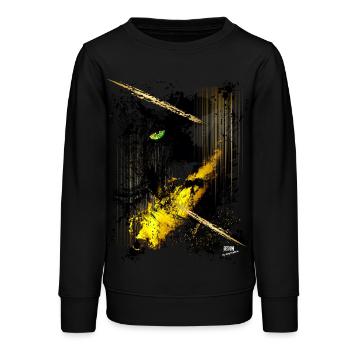 Wild_Tiger25 par Acryl Gallery & Design - Sweat ado bio Stanley/Stella - noir - Devant - AI Model Teenager Male light (155cm)
